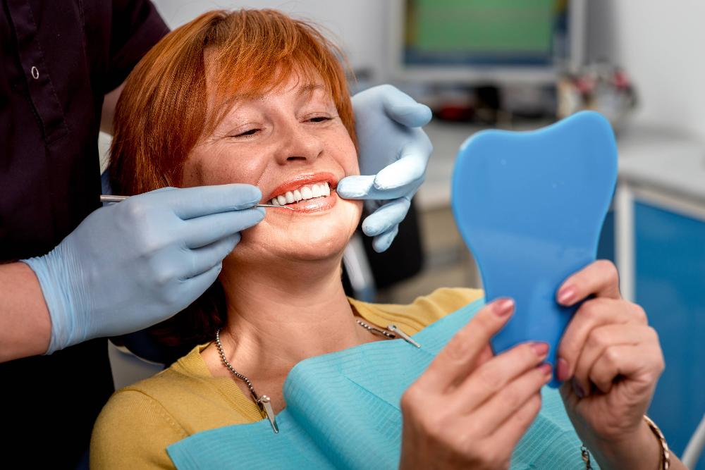 patient after visiting cosmetic dentist in prahran
