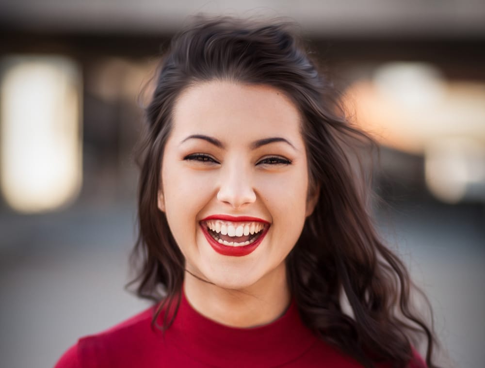 teeth whitening woman smile