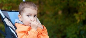 Child sucking his thumb